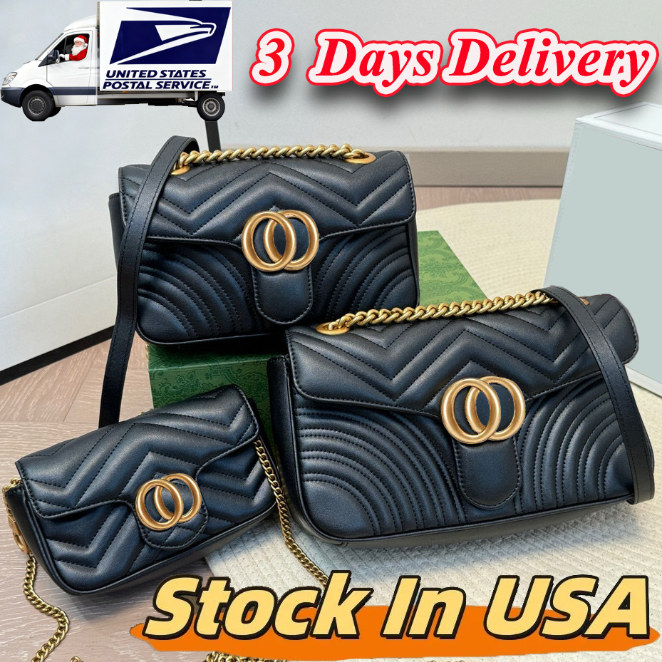 Designer Bag Luxury Bag Retro Double Letter Shoulder Bag Classic Purse Chain Crossbody Ladies 3 Size Fashion Romantic Heart Leather Handbags