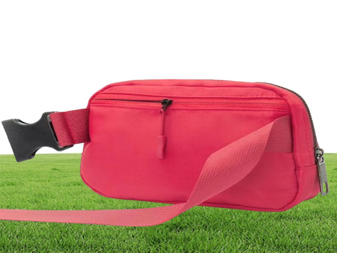 New belt bag official models ladies sports waist bag outdoor messenger chest 1L Capacity with brand logo8028420