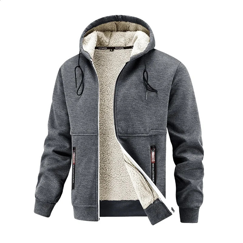 Autumn and Winter Lamb Fleece Jacket for Men Comfortable High Quality Fashionable with Warm 251023