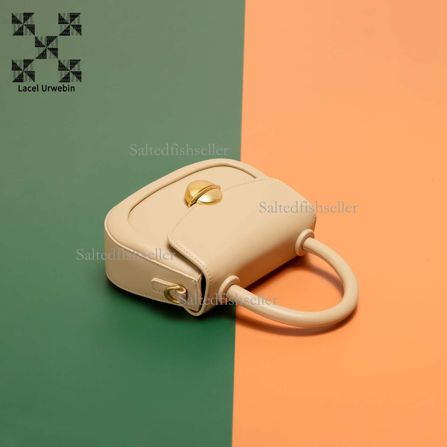 Lacel Urwebin Designer Luxury New Women's Handbag Fashion Trendy Brand Small Versatile Metal Buckle Single Shoulder Crossbody Bag Women's Mi