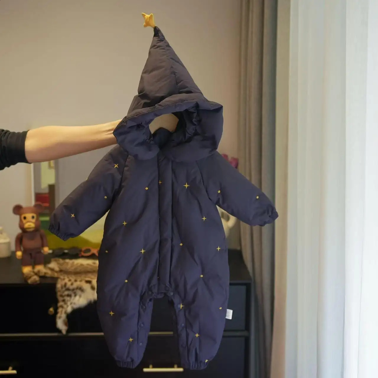 Babys Rompers born Bodysuits Winter Baby Clothing Onepiece Clothes Thickened Cotton Jacket Warm Outdoor Climbing Clothe 251023