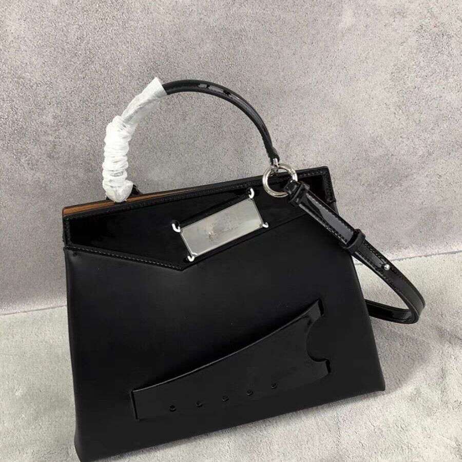 toteBag Shoulder bag ROSE NOIRE Versatile Fashion Niche Design Mala Paper Fold Women Snatched Handheld Shoulder Crossbody Bag Trendy