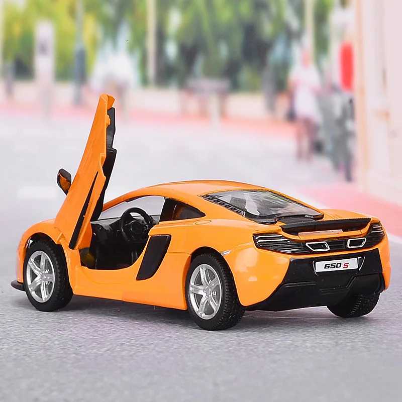 136 Simulation McLaren 650s Alloy Racing Sport Car Model Diecast Toy Vehicles Metal Decoration Pull Back Collection Boy ToysT251023