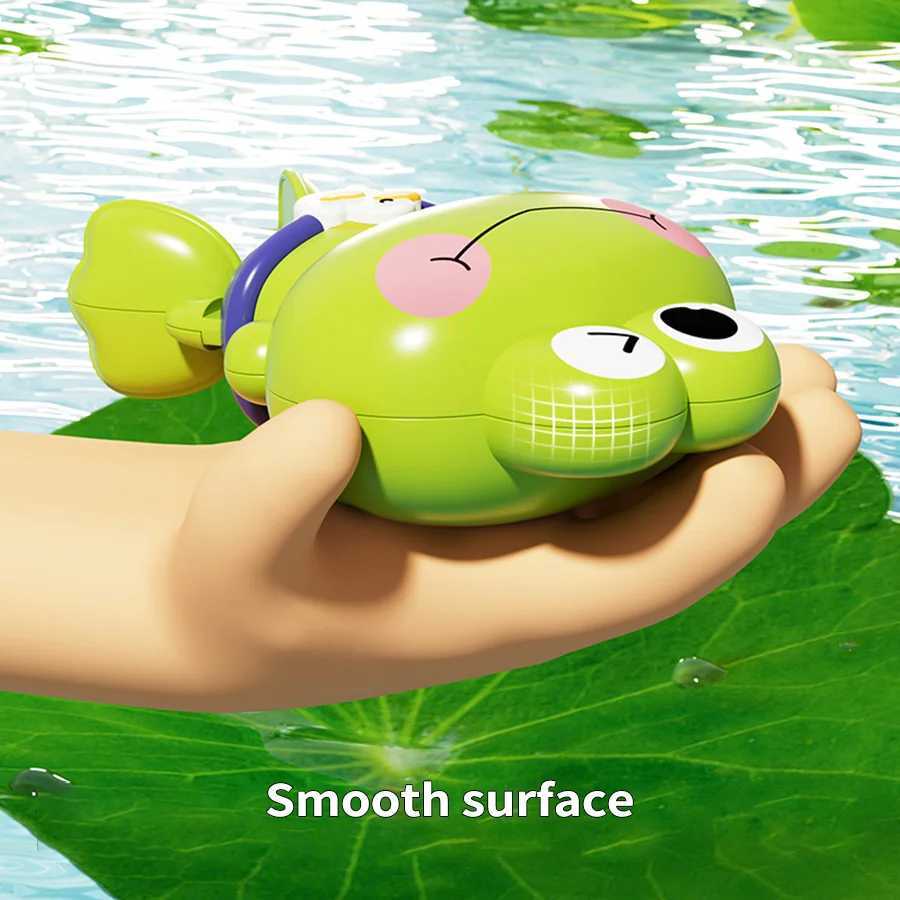 Childrens bath toys Clockwork frogs that float and swim J251023