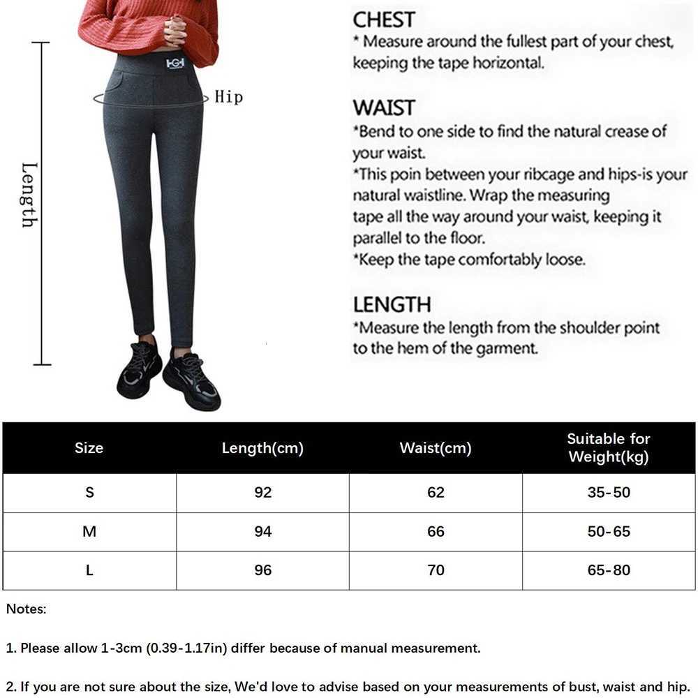 Womens Fleece Lined Leggings Thermal Winter Warm Thick Tights High Waisted Warm Skinny Pants For Cold WeatherT251023