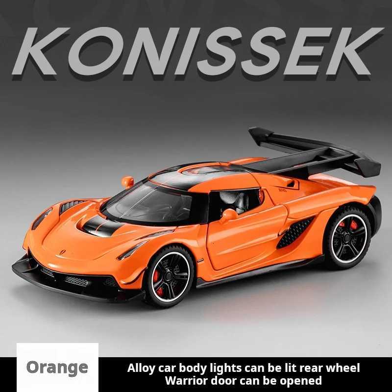 132 Diecast Metal simulation Konissek Alloy model car sound light boys toy gift Offroad vehicle Collection model carT251023