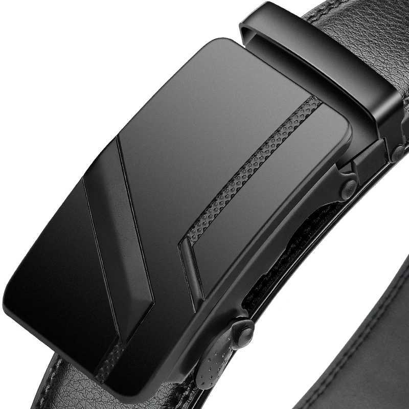 105 150 140 130 160 170cm Large Plus Size Mens Belt PU Brand Fashion Automatic Simple Buckle Black PU Leather Belt 35cm WidthXJ251023