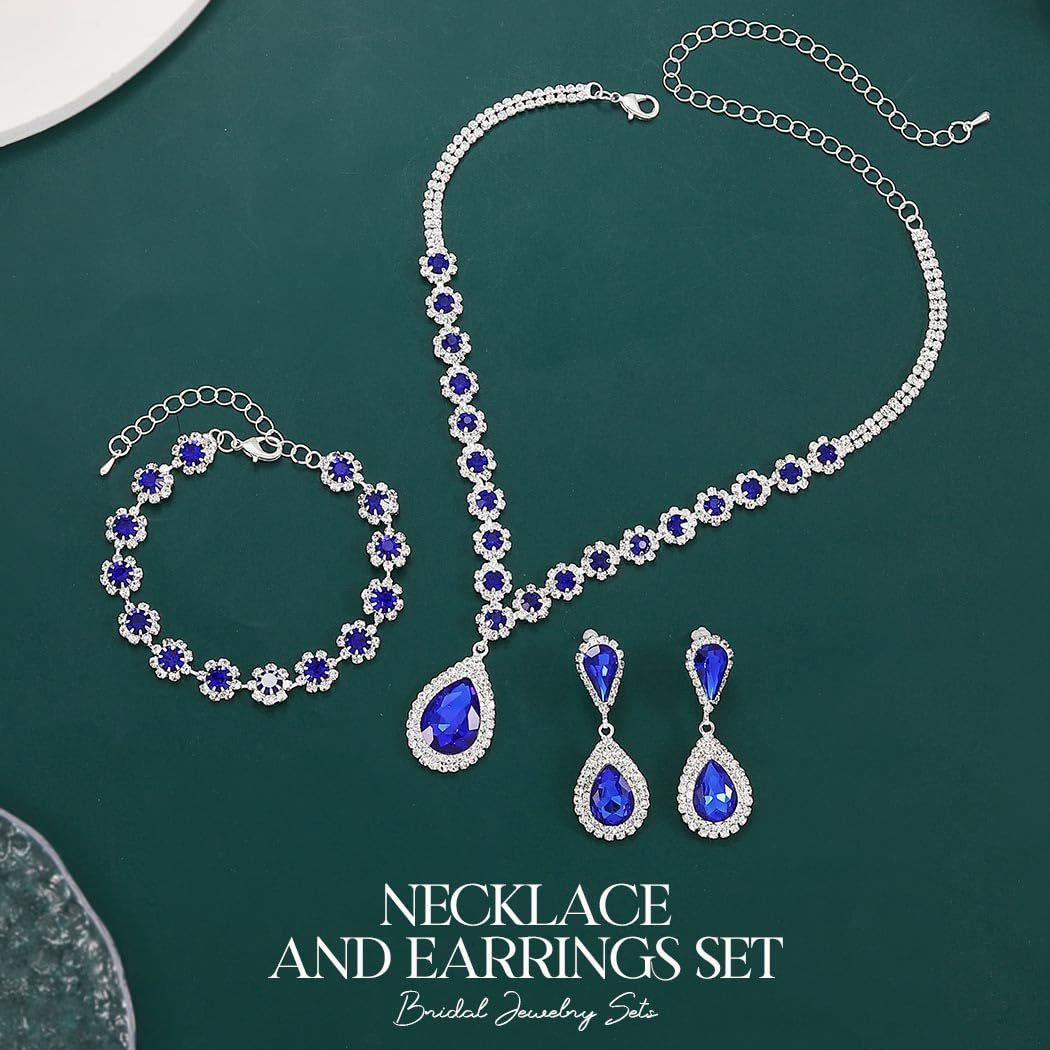 Designer Necklace For Women's Earrings Titanium Steel Colorless Necklace Bracelet Earrings 3PCS Collection Personality Simple Style Luxury Jewelr