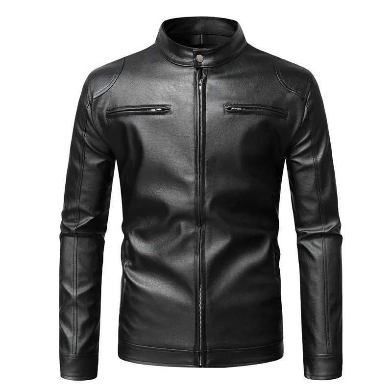 Spring and Autumn New Male Thin Leather Jacket Gold Silver Trend Singer Host Stage Performance Dress Men Casual Coat W251023