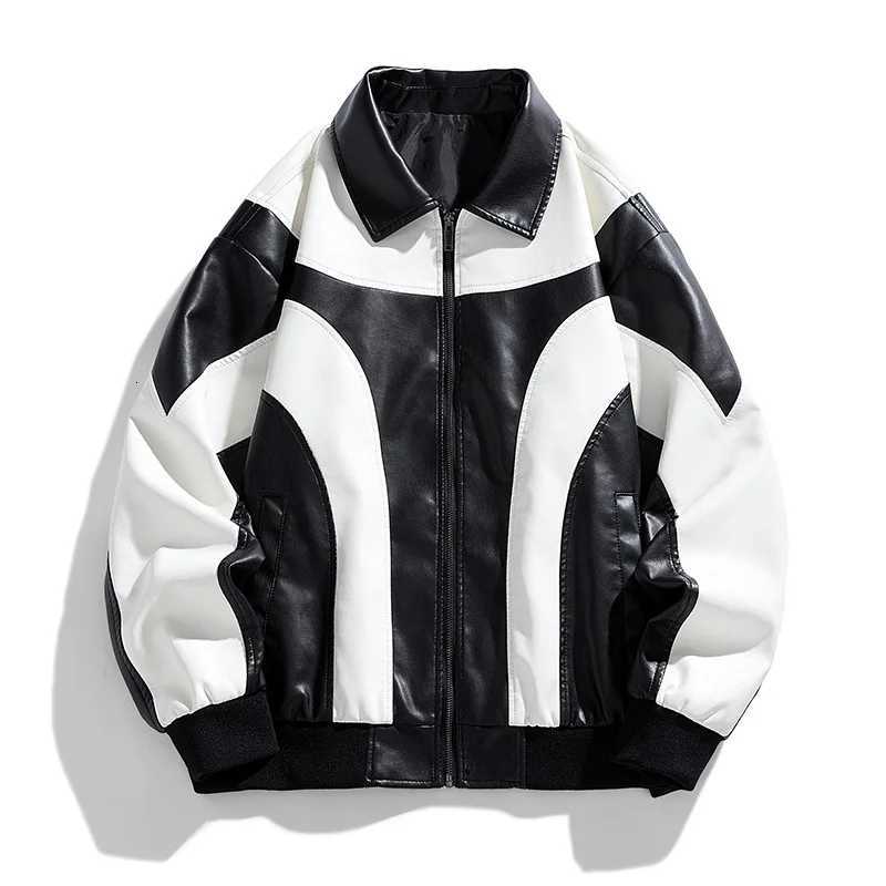 Men Varsity Jacket Autumn Women Fashion Baseball Jacket Leather Sleeve Motorcycle Coat Button College Red W251023