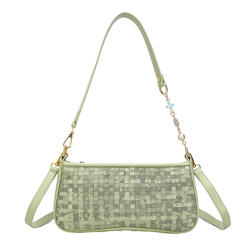 Luxury Brand Designer Bag This Year's Trendy Small Bags 2025 Autumn New Korean Fashion Woven Bag Women's Single Shoulder Crossbody Underarm 