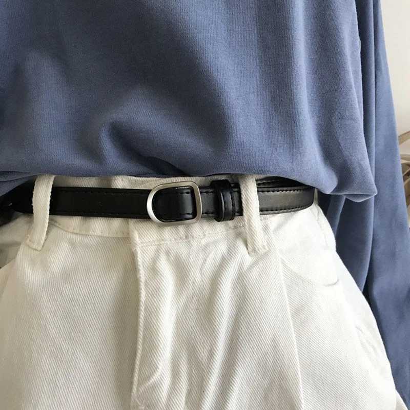 Lazy Belt Casual Simple Perforated WomenS Belt Paired With Jeans MenS Belt Pu Leather BeltXJ251023