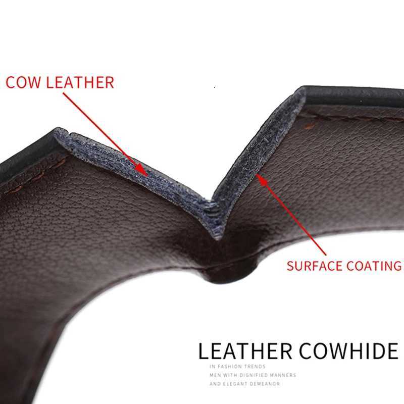 New Men Genuine Leather Belt 100cm 110cm 120cm 130cm 140cm 150cm Reversible Buckle Brown and Black Business Dress Belts for MenW251023