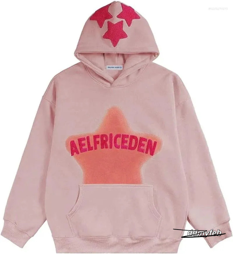 Men's Hoodies Spring Hip-Hop Street Graffiti Hoodie For Men Clothes Women Retro Casual Sports Couple Ddmyfeb