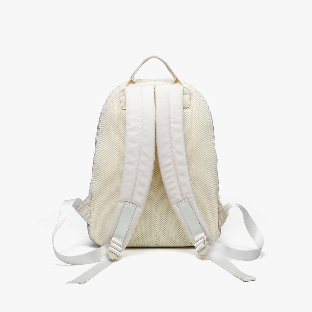 Japanese Style Geometric Diamond Silicone Travel Backpack Unisex PVC Laptop Student School Bag High Quality