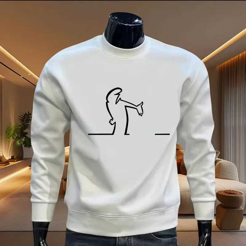 Simplicity Mens Sweatshirts Daily Casual Hot Sales Autumn Winter Print ONeck High Quality Man Popular Sports Pullover JoggingT251023