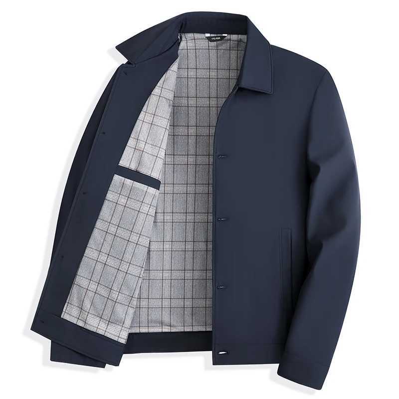 2025 New Mens Casual Jacket Spring Autumn Solid Color Business Jacket Male Suit Coat High Quality Men Clothing Outwear W251023