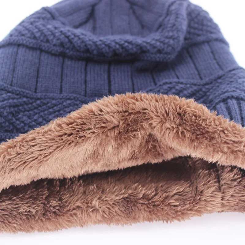 New Winter Warm Beanies Sklies Fashion Adt Men tter Wool Hat Cotton Top Wen Knitted Bone Soft Ma Bonnet Unisex HatsW251023