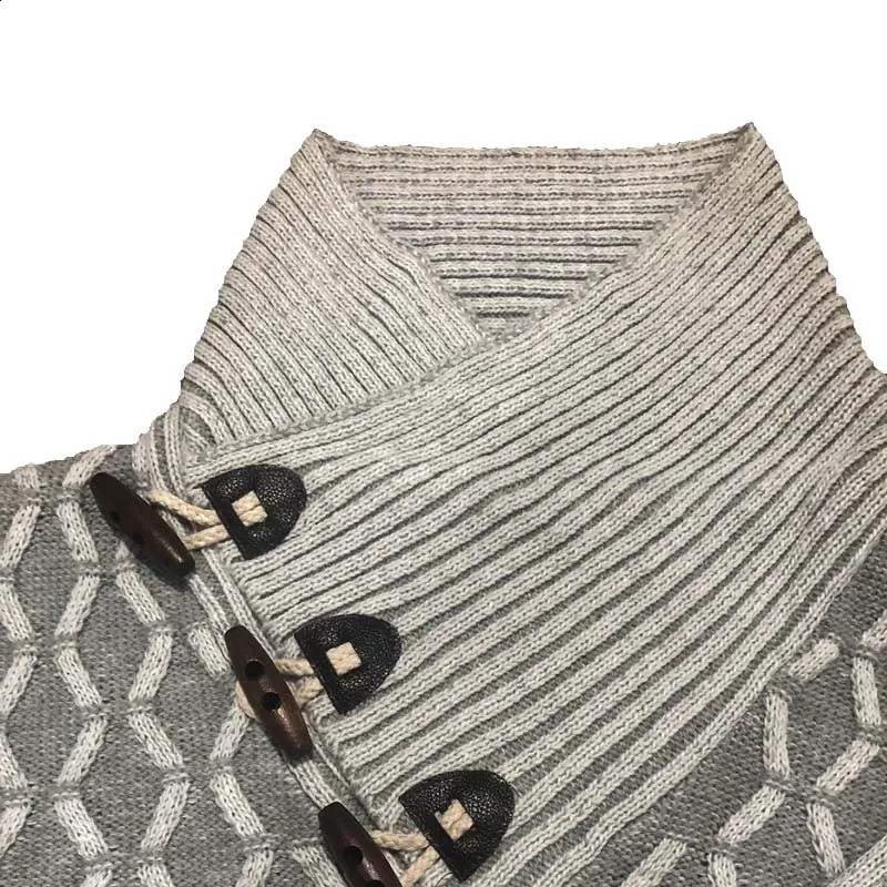 Autumn Winter Turtleneck Sweater Men 2025 Casual Slim Mens Jumpers Sweaters Long Sleeve Knitted Vintage Pullover 251016