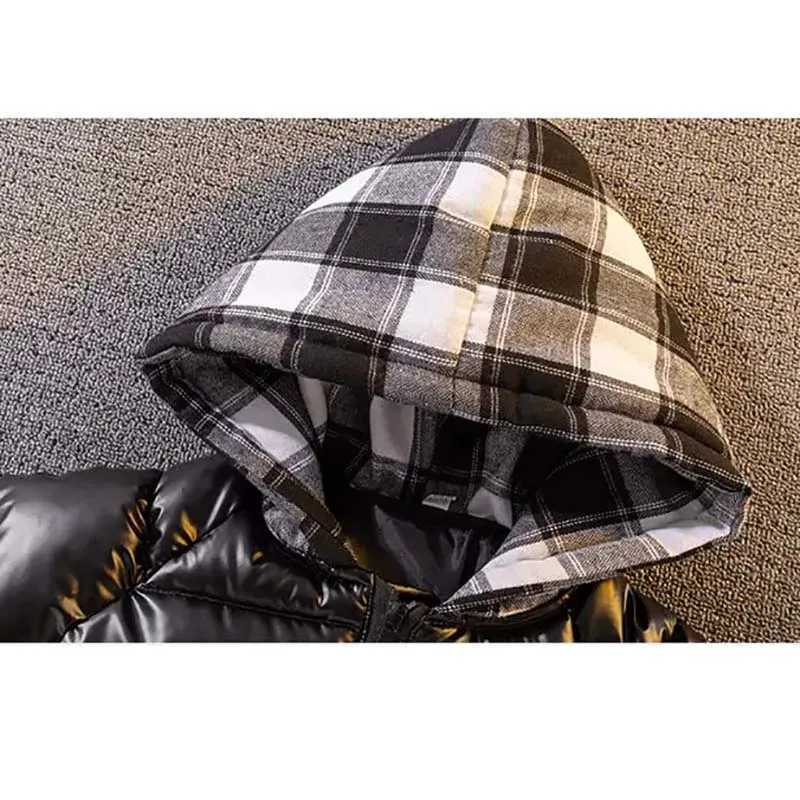 Childrens Padded Jacket New Boys Down Padded Jacket Kids Winter Hooded Jacket Teenage Boys Thick Coat Y251023
