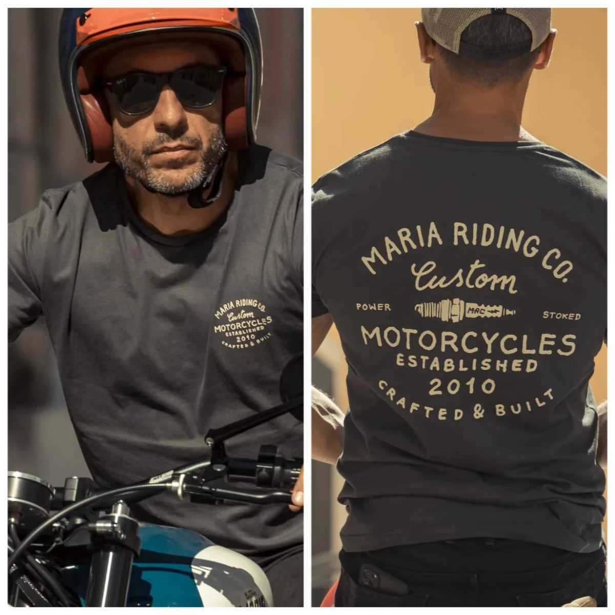 2025 Motocross Casual Retro Tshirt Motorcycle Sport Speed Conquer Mens MARIA Loose Breathable Sweat Absorbing Quick Drying TopXJ251023