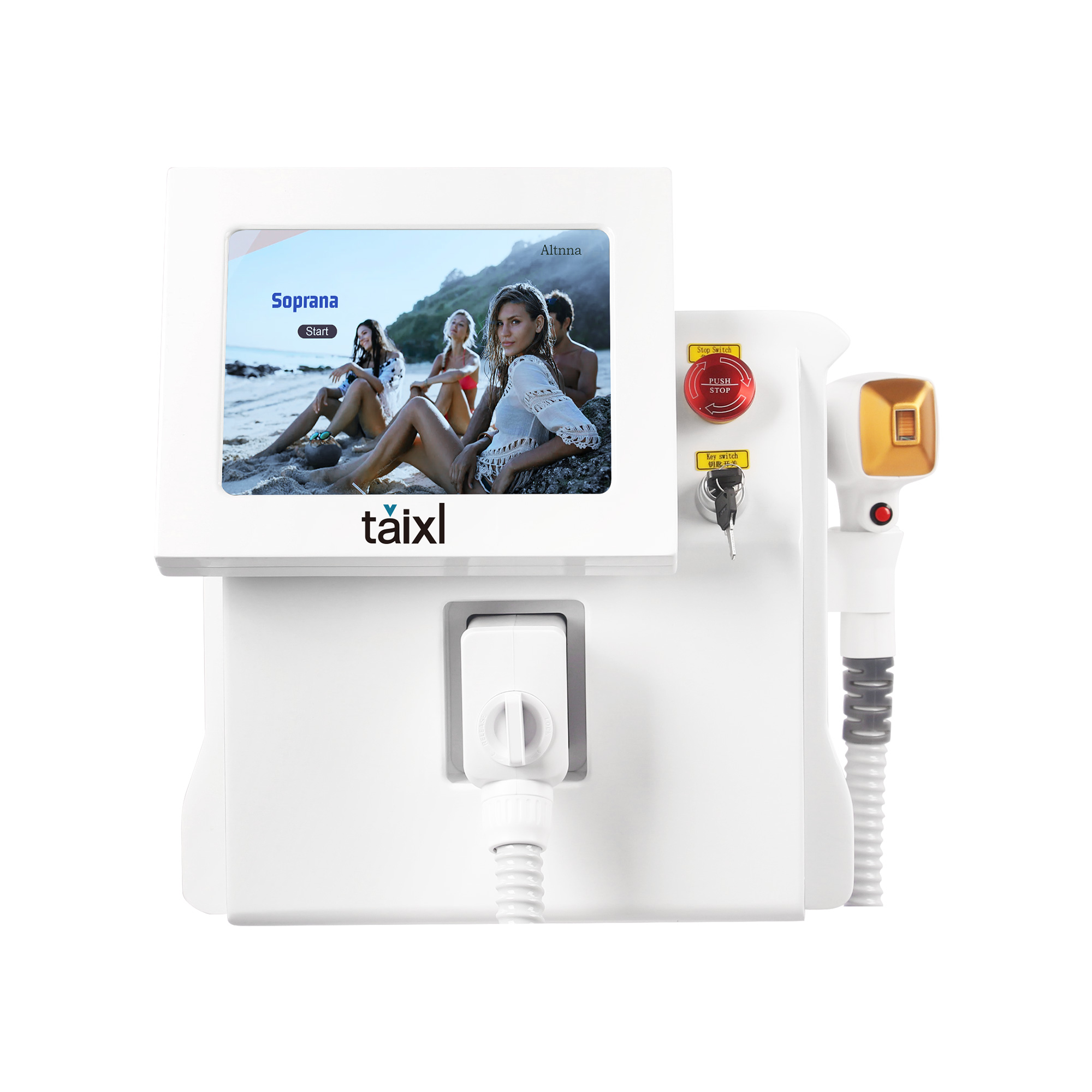 808 Alexandrite Hair Removal Laser Diode Ice Platinum Body Face Underarm Cooling Head Permanent Painless Epilator Device