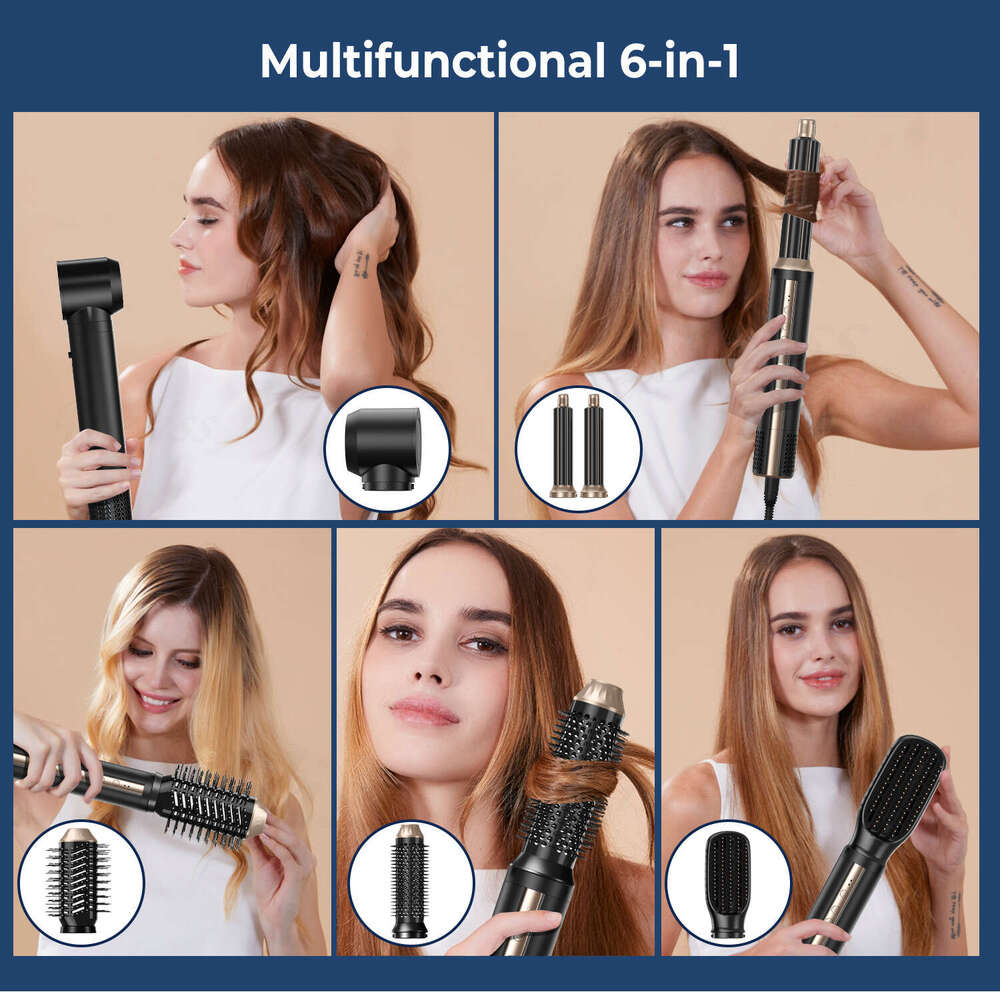 Well Known Brand Designer In The Multi Functional High Speed Brushless Hot Air Brush Hair Dryer Tourmaline Ceramic Curling Iron Anion Straightener