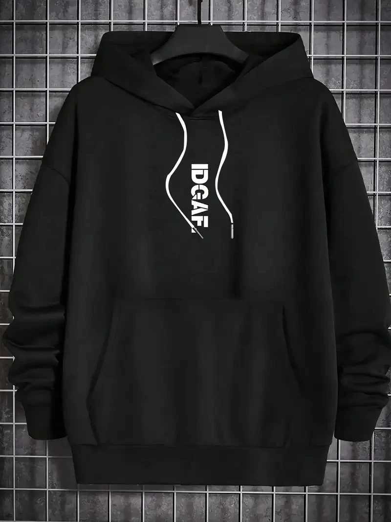 The new mens hoodie for Spring and Autumn 2025 is casual fashionable comfortable and soft with letter prints for street wearT251023