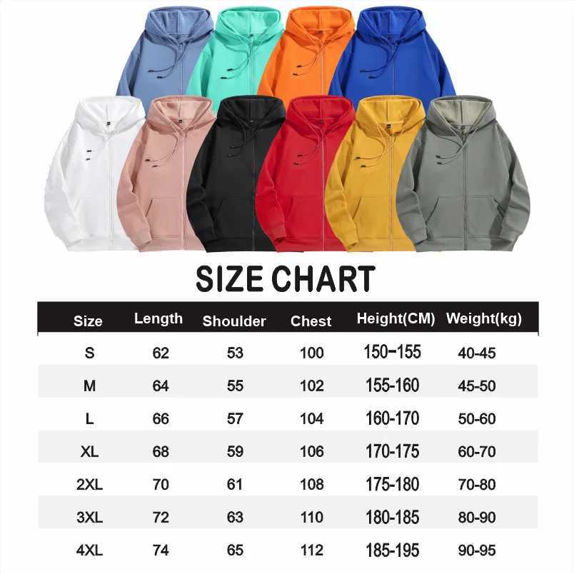 Customize Your Zipper Sweatshirt For Men And Women Loose Casual Fashionable Long Sleeved Sportswear Personalized EmbroideryT251023