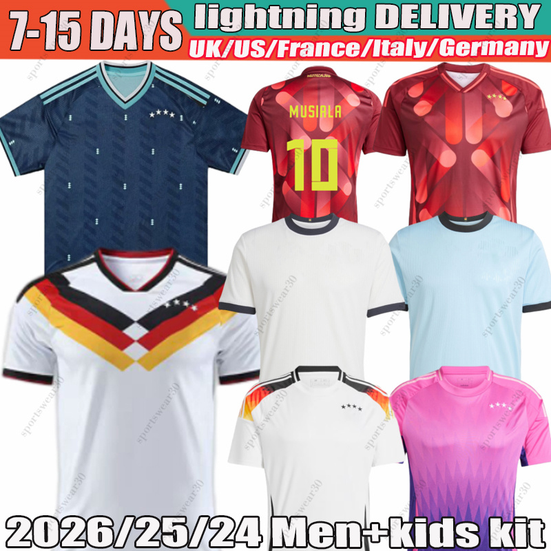 2026 25 24 Deutschlands trikot Musiala Wirtz Havertz Kimmich Germany soccer jersey Tah RUDIGER Raum MULLER football shirt Fans Player Men kids kit