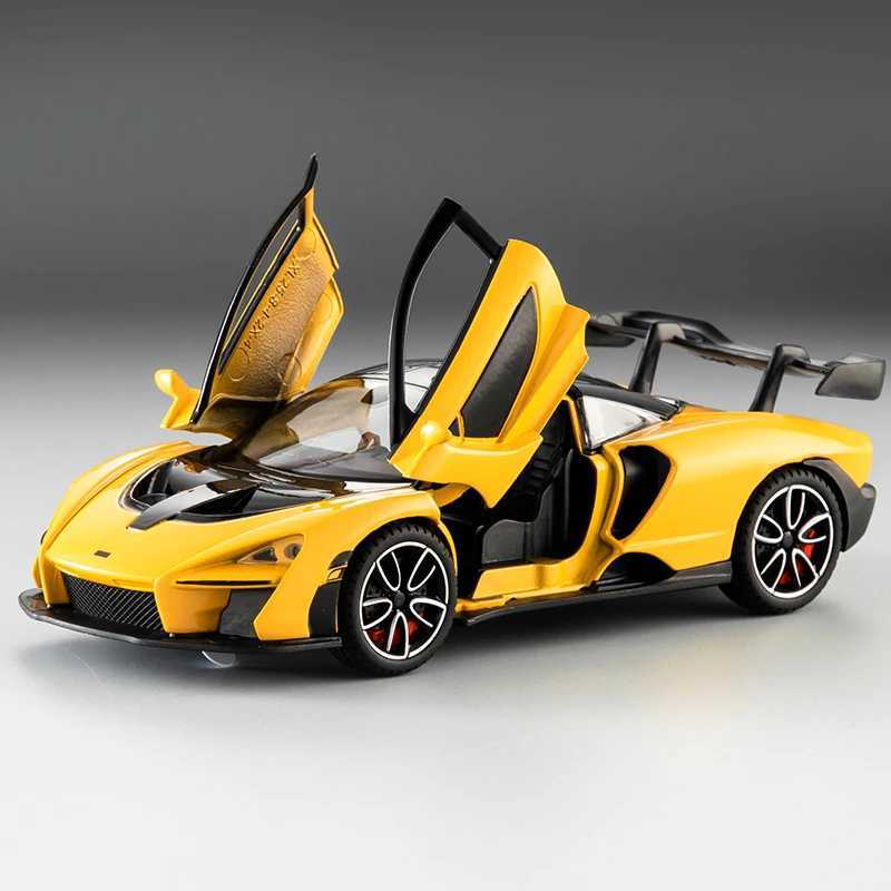 132 Diecast Metal simulation McLaren Sport car Alloy Exquisite model sound light boys toy gift Collection model carT251023