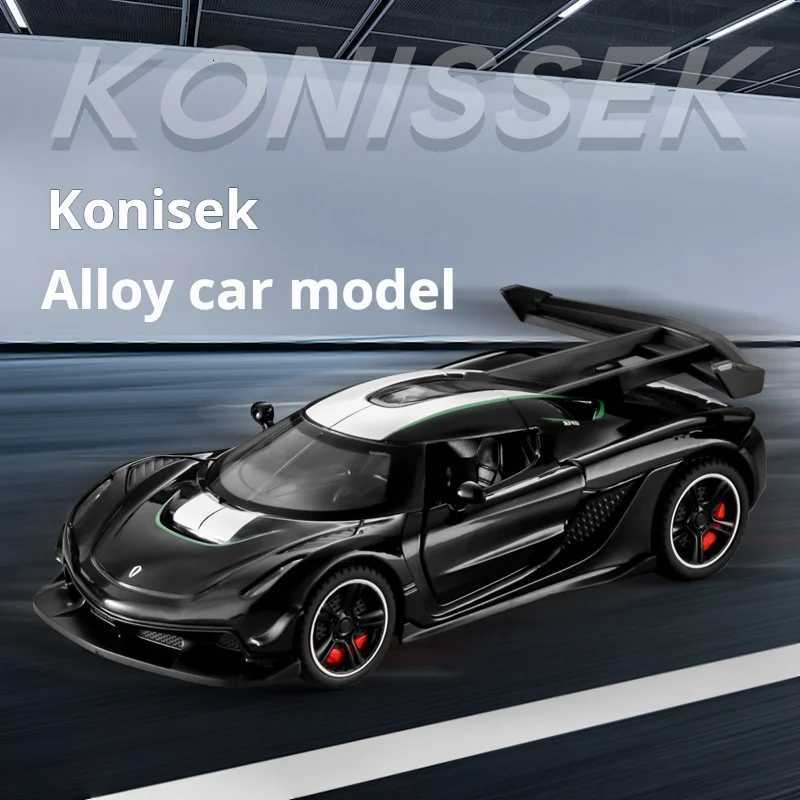 132 Diecast Metal simulation Konissek Alloy model car sound light boys toy gift Offroad vehicle Collection model carT251023