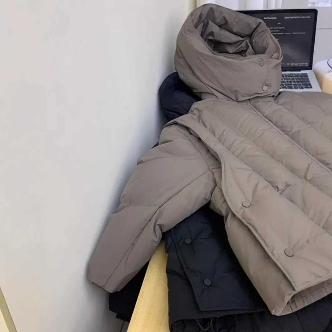 Coat Twopiece Effect Down Cotton Coat New Boys Children Korean Loose Casual Winter Thicken Warm Soft Comfortable Y251023