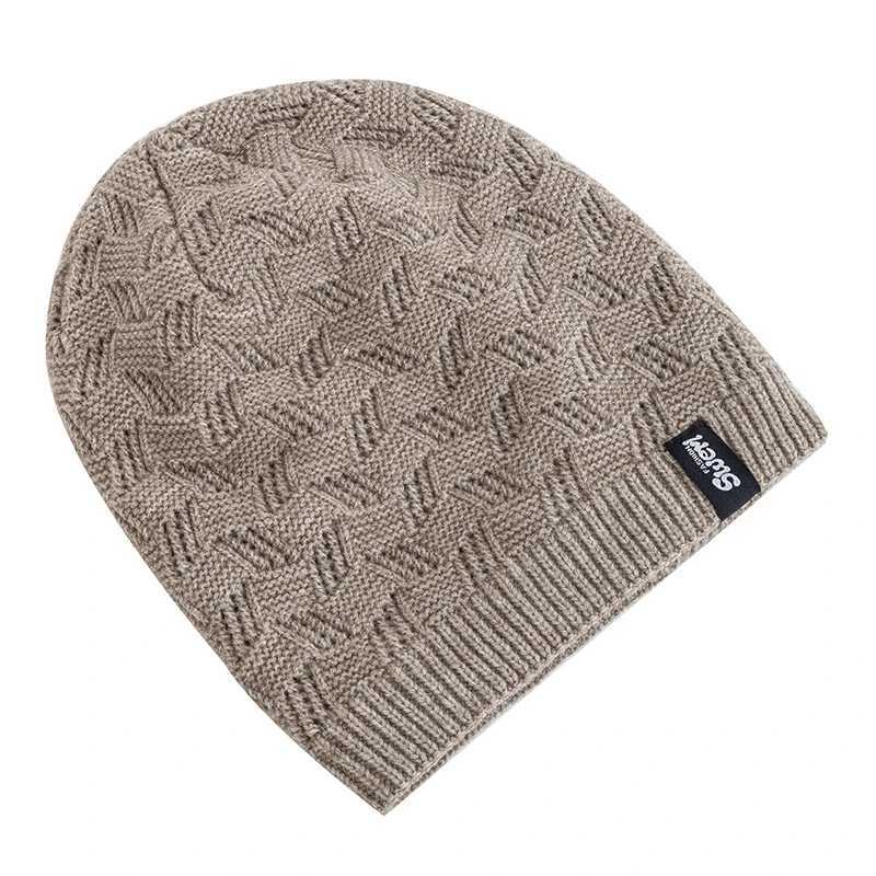 New Unisex Winter Hats Fashion Slouchy Beanie Hat Fleece Lined Warm Knitted Hats Men Women Ski Beanie CapXJ251023