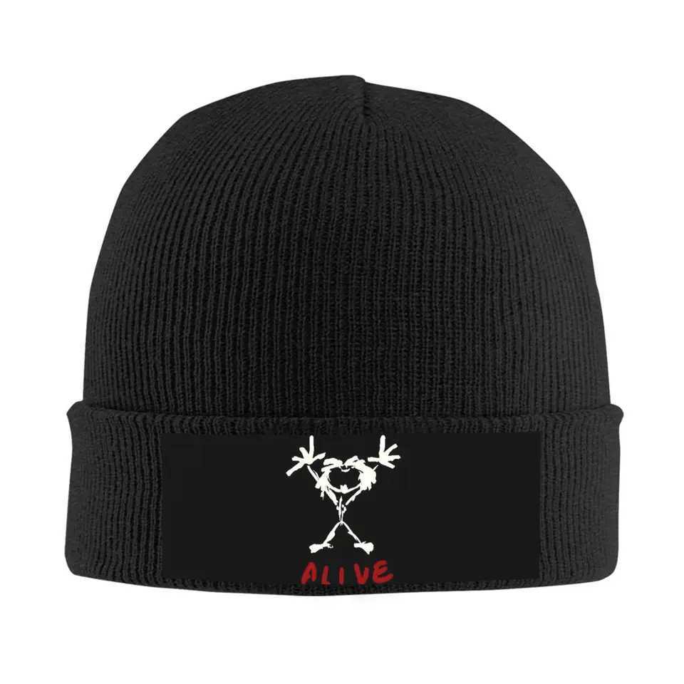 Alive Pearls Jam Knitted Hats Winter Warm Beanies Cap Unisex Knit Bonnet Caps FashionXJ251023