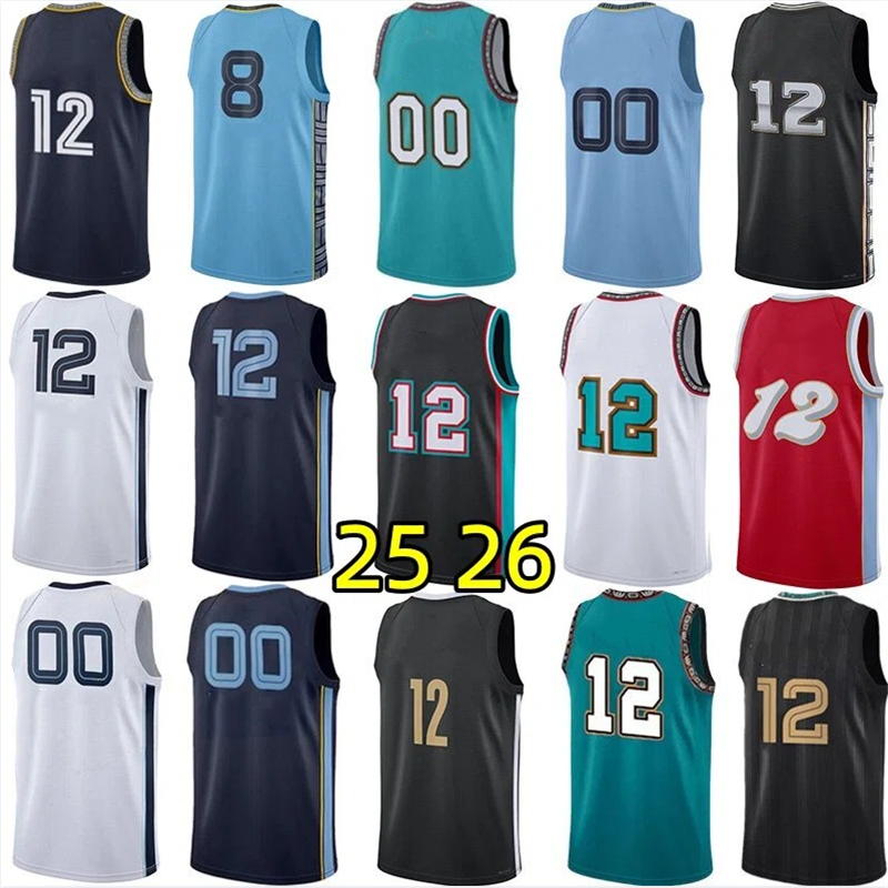 25 26 Classic MEM Grizzliess Ja Morant Basketball Jerseys Jaylen Wells Zach Edey Jaren Jackson jr. Brandon Clarke GG Jackson Caldwell Pope Scotty Pippen City Jersey