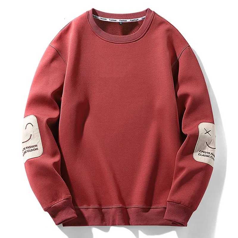 Autumn Casual Hoodies Mens Top Fashion Long Sleeve Round Neck Sweatshirts Streetwear Men Clothes Loose Pullovers Hip Hop OutwearT251023