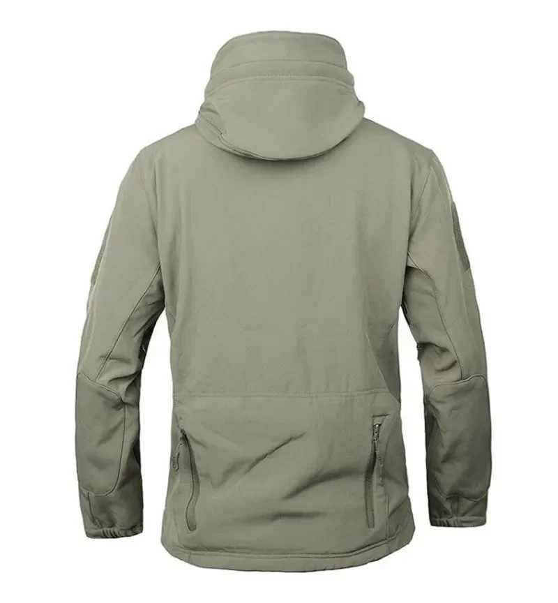 Motorcycle Shark Skin Soft Shell Jackets Men Tactical Windproof Waterproof jacket men Combat Jackets Mens Hooded Bomber Coats W251023