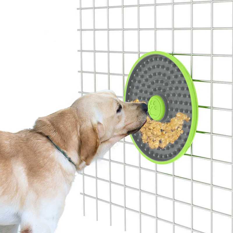 Pet Supplies Dog Cage Licking Pad Multifunctional Slow Food Bowl Cat Cage Sucker Silicone Feeder HUAN LE YANG GUANG Y251023