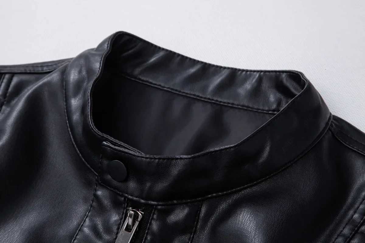 Leather Jacket Slim Cool Handsome Men Clothing New Mens Motorcycle Jacket New Male Vintage Leather Jackets Outer Leather Wear W251023