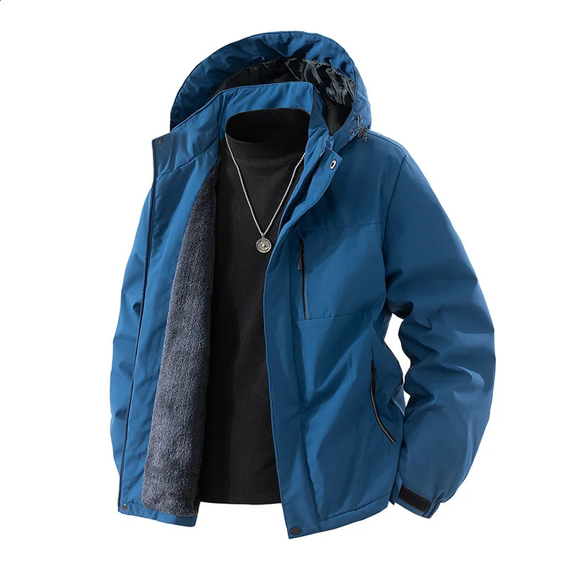 AutumnWinter Jacket for Men with Thick Velvet Warm Casual Loose Fashionable Comfortable and Trendy Mens 251023