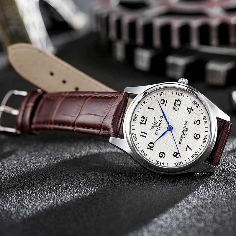 22024 New Fashion Leather Strap Men Watches Montre de luxe homme Best selling ProductsL251023