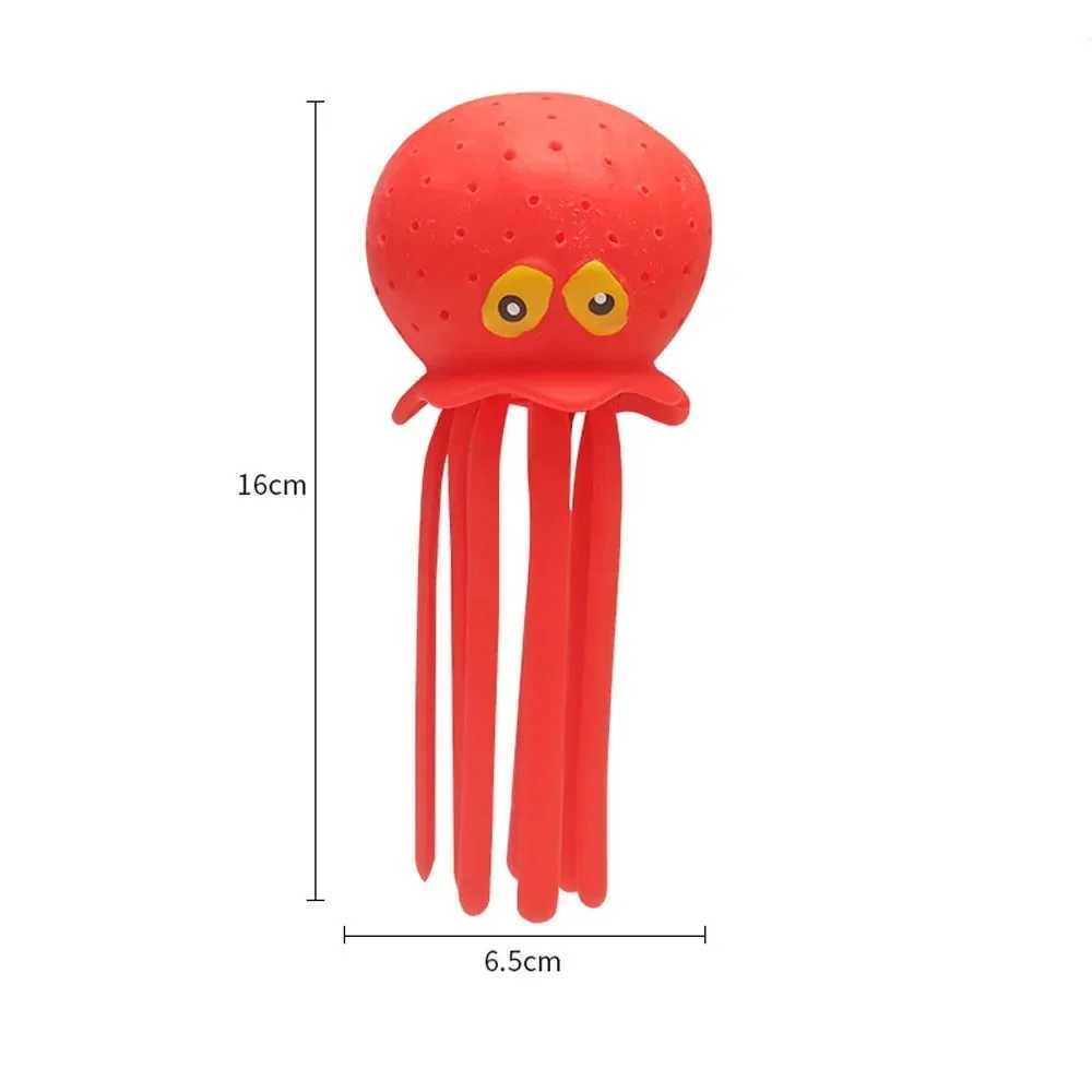 Octopus Baby Bath Toys Absorbent Squeeze Water Toys Stress Relief Sensory Play Summer Pool Beach Swimming Fun for Kids J251023