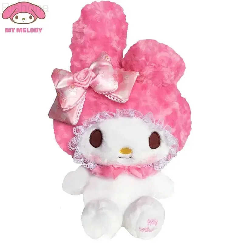 Sanrio Anime Rose Pink Hello Kitty Melody Cartoon Cute Plush Stuffed Toys Soft Pillow Plushies Doll Birthday Gift For Girls Kids L251023