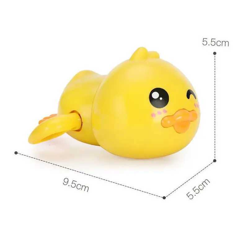 Baby bath toy windup cartoon duck J251023