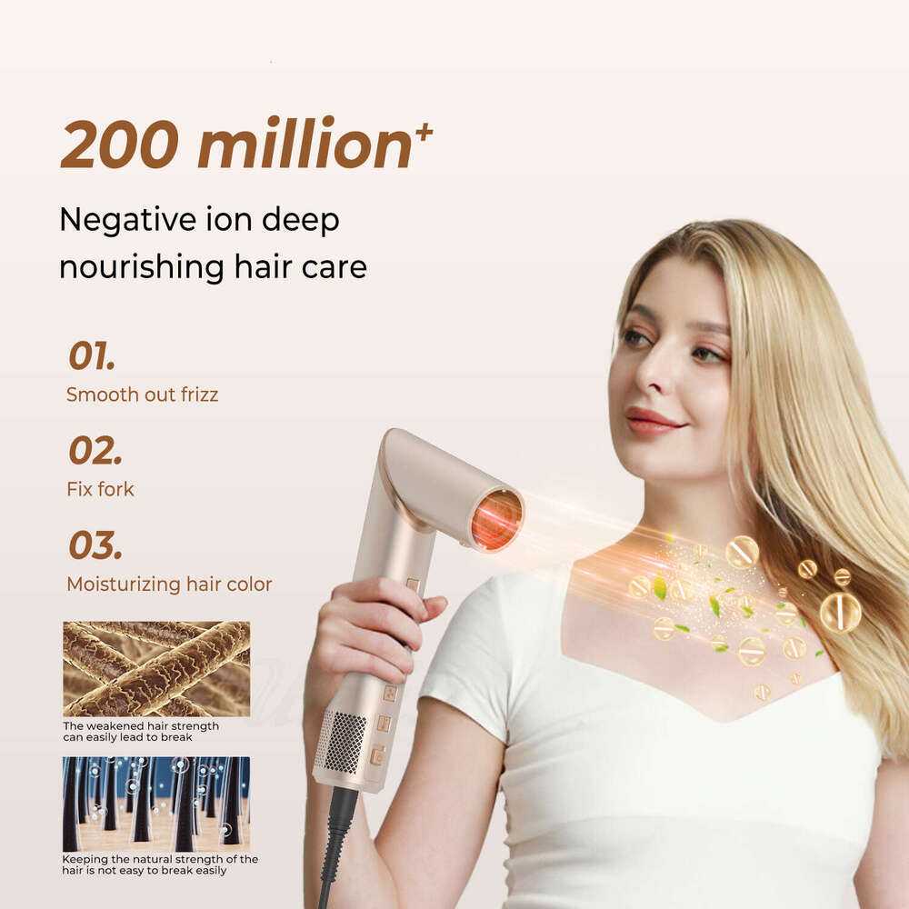 Well Known Brand Designer Ight-in-one anion foldable hot air comb multifunctional air curl high-speed hair dry curling iron