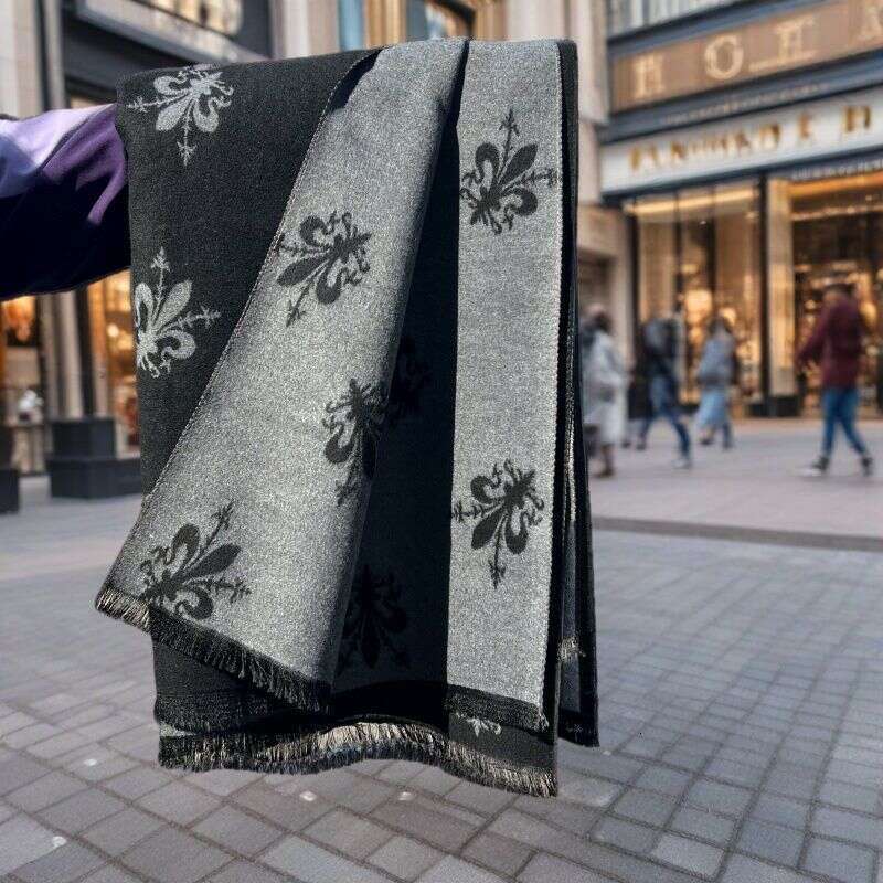 Scarf for Women Winter Style Florence Iris Shawl Thickened Versatile Double-Sided Warm Neck Warmer