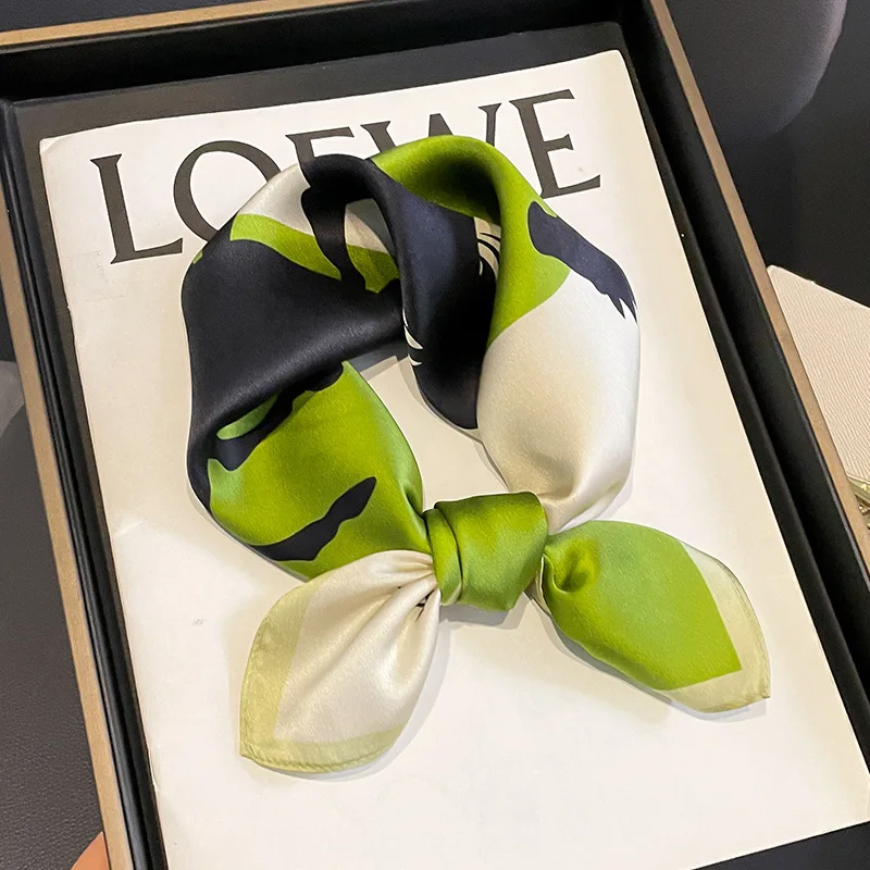 Luxurious Square Cut Genuine Silk Fabric Accessory Perfect Gift Idea Seasonal Wear