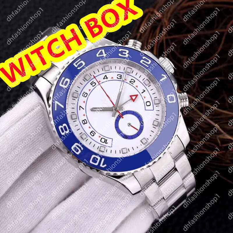 New men's with white dial, ceramic inlay, all stainless steel automatic movement, sapphire glass watch