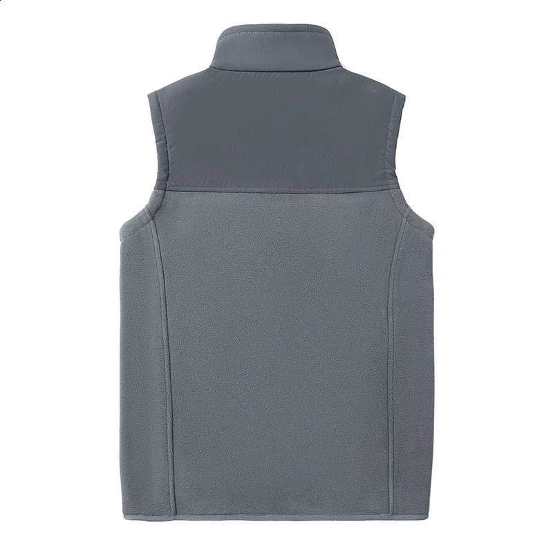 Mens Vests Casual Winter Fleece Warm Waistcoats Fashion Thermal Sleeveless Jackets Windbreaker Clothing 251023